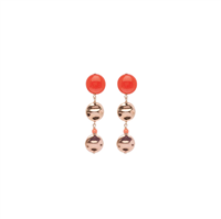 Ohrringe Rosso Prezioso Dame in Silber 24002PL-SR